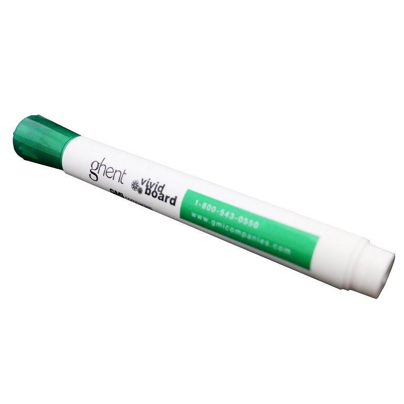Pemberly Row Plastic Wide Chisel Point Markers Pack of 4 in Green