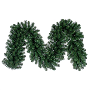 Pemberly Row 25'x18&quot Grand Teton Artificial Christmas Garland in Green