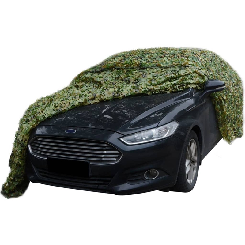 Pemberly Row 4.9'x13.1' Camouflage Net with Storage Bag in Green