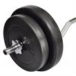 Pemberly Row Curl Bar with 4 Plates Set in Black with Star-shaped Screw Collars