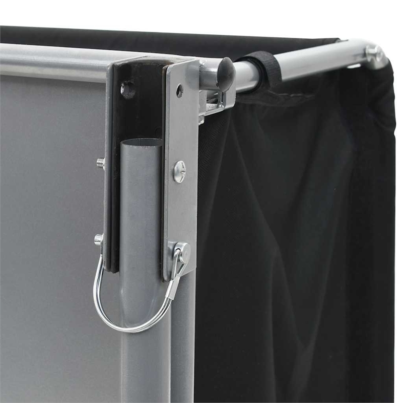 Pemberly Row Versatile 143.3 lb Bike Trailer in Black and Yellow