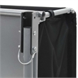 Pemberly Row Versatile 143.3 lb Bike Trailer in Black and Yellow