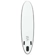 Pemberly Row Inflatable Stand Up Paddleboard Set in Black and White