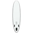 Pemberly Row Inflatable Stand Up Paddleboard Set in Black and White