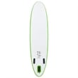 Pemberly Row Inflatable Stand Up Paddleboard Set in Green and White