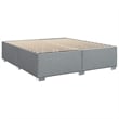 Pemberly Row Contemporary California King Bed Frame in Light Gray
