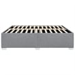 Pemberly Row Contemporary California King Bed Frame in Light Gray