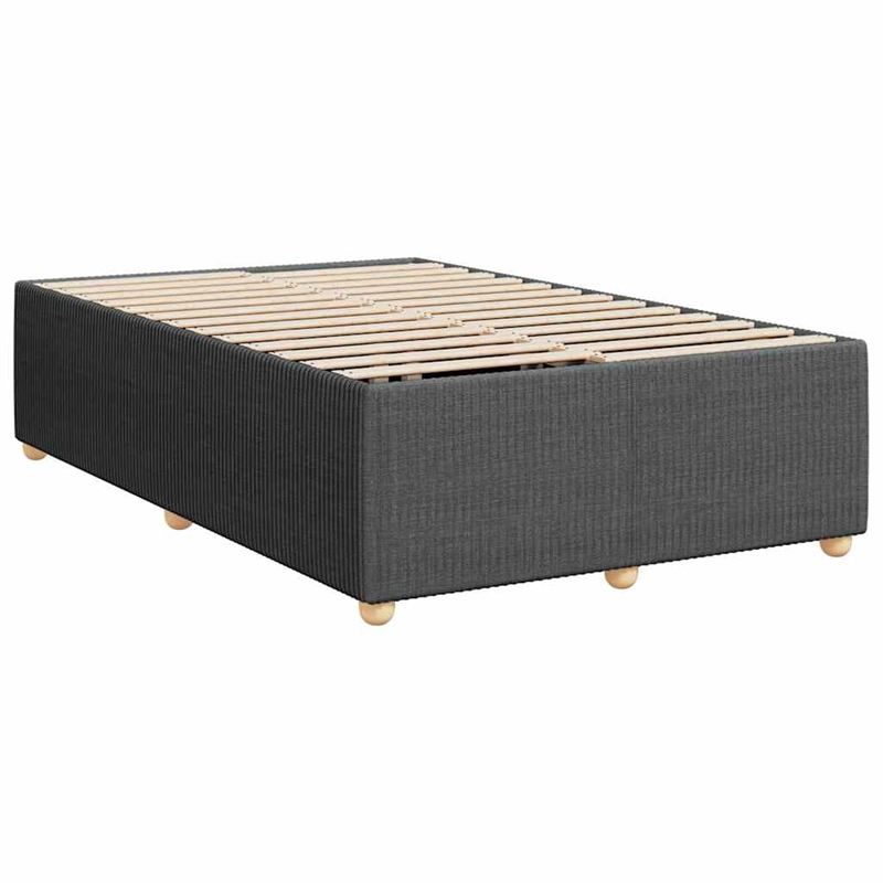 Pemberly Row Contemporary Engineered Wood Full Bed Frame in Dark Gray