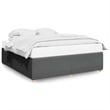 Pemberly Row Engineered Wood California King Bed Frame in Dark Gray
