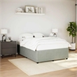 Pemberly Row Contemporary Queen Engineered Wood Bed Frame in Light Grey