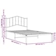 Pemberly Row Contemporary Engineered wood Twin Bed Frame in Black