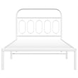 Pemberly Row Contemporary Engineered wood Twin Bed Frame in White