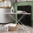Pemberly Row Modern Solid Wood 3-Shelves Folding Bookcase in Black