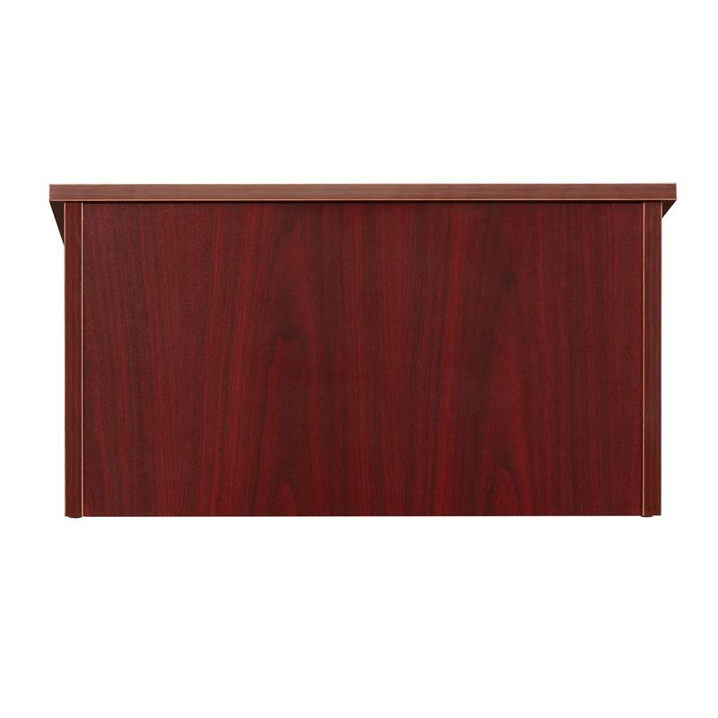 Pemberly Row Contemporary Wood Tabletop Lectern in Mahogany Finish