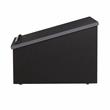 Pemberly Row Contemporary Wood Tabletop Lectern in Black Finish