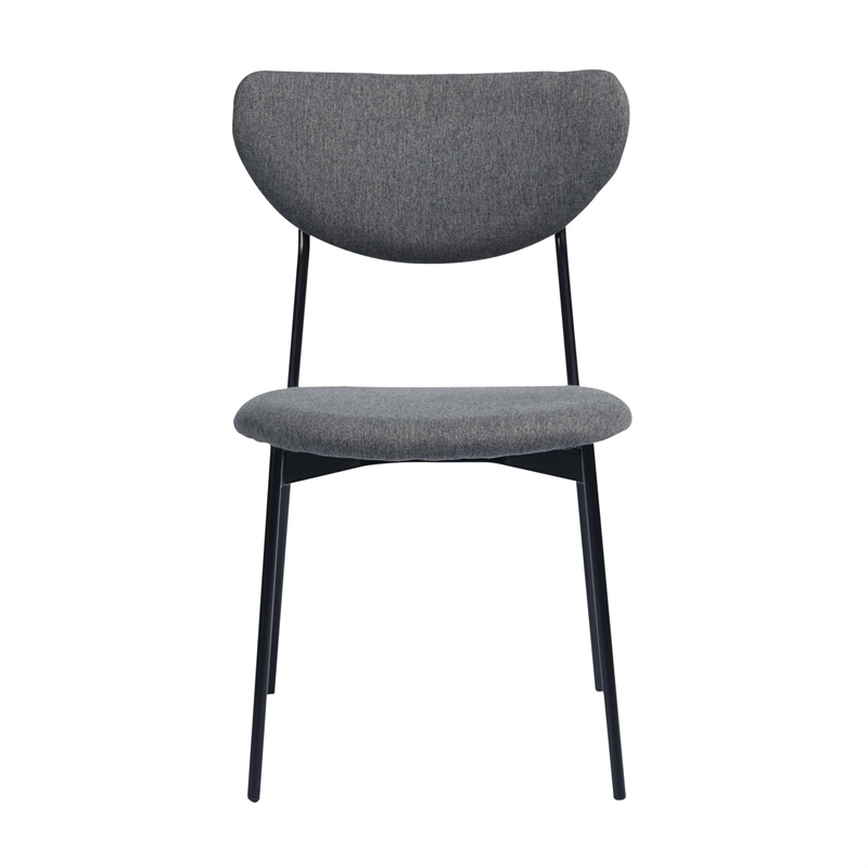 Pemberly Row Contemporary Fabric Upholstered Dining Chairs (Set of 2)