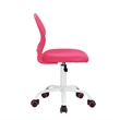Pemberly Row Mesh Task Swivel Mesh Seating with Adjustable Height Chair for Teen