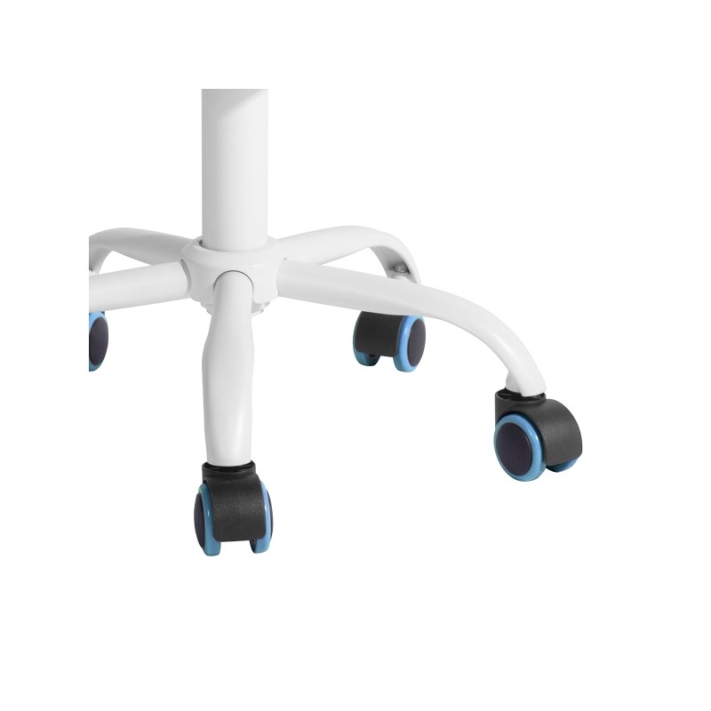 Pemberly Row Blue Ergonomic Office Chair-Adjustable Armless Task Chair