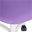 Pemberly Row Purple Mesh Back Office Chair-Adjustable Armless Task Chair