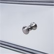 Pemberly Row 6 Drawer rary Mirrored Dresser in Antique Silver