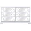 Pemberly Row Transitional 6 Drawer 60