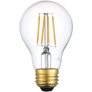 Pemberly Row 6W LED Nostalgic Filament A19 Light Bulb (Set of 6)