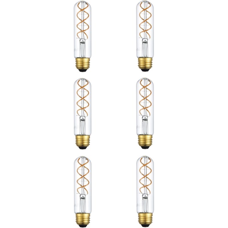 Pemberly Row 6W 2200K Vertical Helix LED Light Bulb (Set of 6)