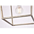 Pemberly Row 1-Light Transitional Metal Pendant in Vintage Gold