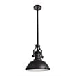 Pemberly Row 1-Light Transitional Metal Pendant in Oil Rubbed Bronze