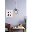 Pemberly Row 1-Light Modern Metal Pendant in Oil Rubbed Bronze