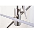 Pemberly Row 3-Light Modern Aluminum Pendant in Polished Nickel