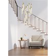 Pemberly Row 16-Lights Modern Metal and Crystal Pendant in Satin Gold