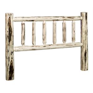 Pemberly Row Modern Transitional Wood Twin Headboard in Natural