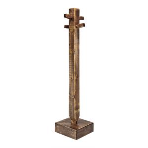 Pemberly Row Contemporary Transitional Wood Coat Tree in Brown