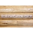 Pemberly Row 4ft Hand-Crafted Transitional Wood Coat Rack in Natural
