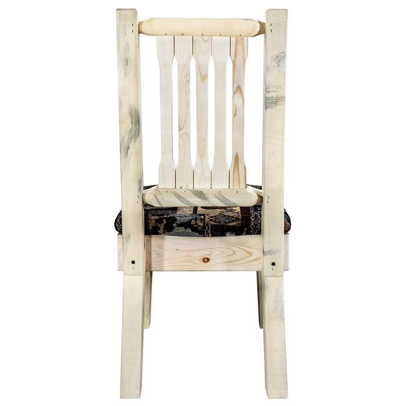 Pemberly Row Contemporary Transitional Wood Side Chair in Natural