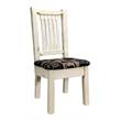 Pemberly Row Contemporary Transitional Wood Side Chair in Natural