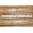 Pemberly Row 4ft Modern Transitional Wood Coat Rack in Natural