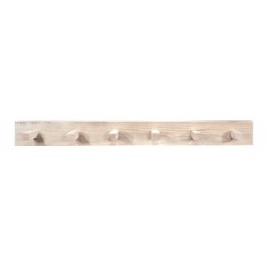 Pemberly Row 4ft Modern Transitional Wood Coat Rack in Natural