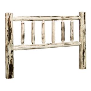 Pemberly Row Transitional Solid Wood Twin Headboard in Natural