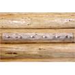 Pemberly Row 4ft Handcrafted Transitional Wood Coat Rack in Natural