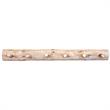 Pemberly Row 4ft Handcrafted Transitional Wood Coat Rack in Natural