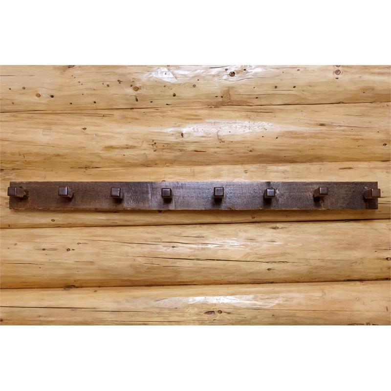 Pemberly Row 5ft Modern Transitional Wood Coat Rack in Brown