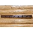 Pemberly Row 5ft Modern Transitional Wood Coat Rack in Brown