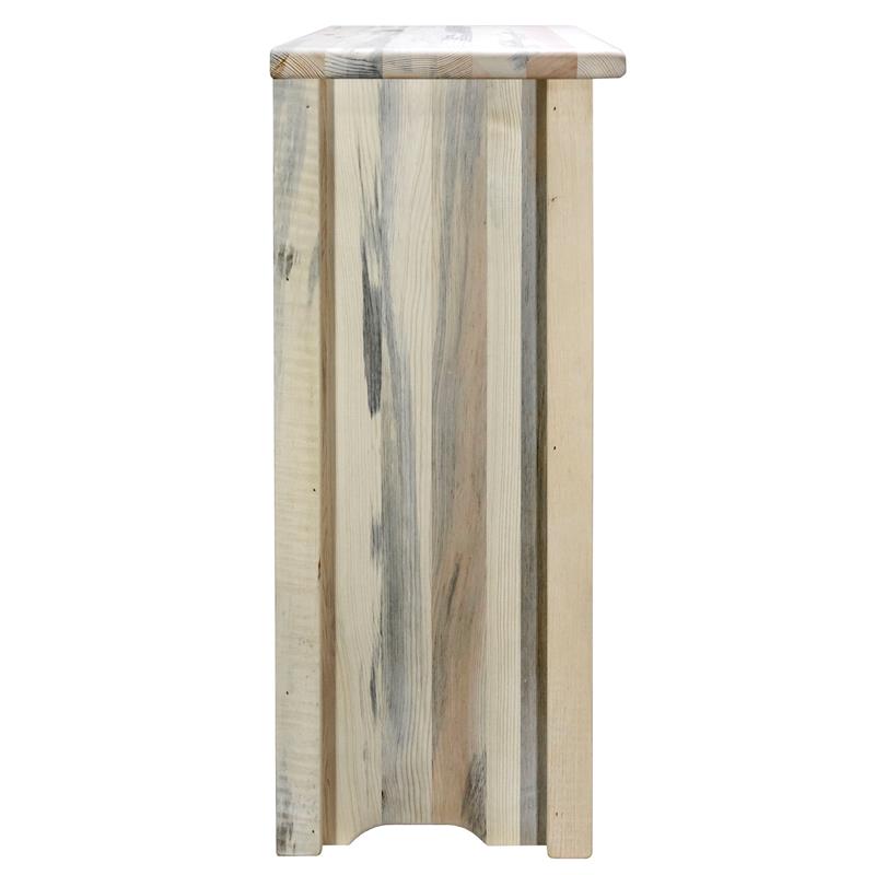 Pemberly Row Transitional Solid Wood Accent Cabinet in Natural