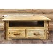 Pemberly Row Transitional 2 Drawers Wood Coffee Table in Brown