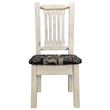 Pemberly Row Handcrafted Transitional Wood Side Chair in Natural