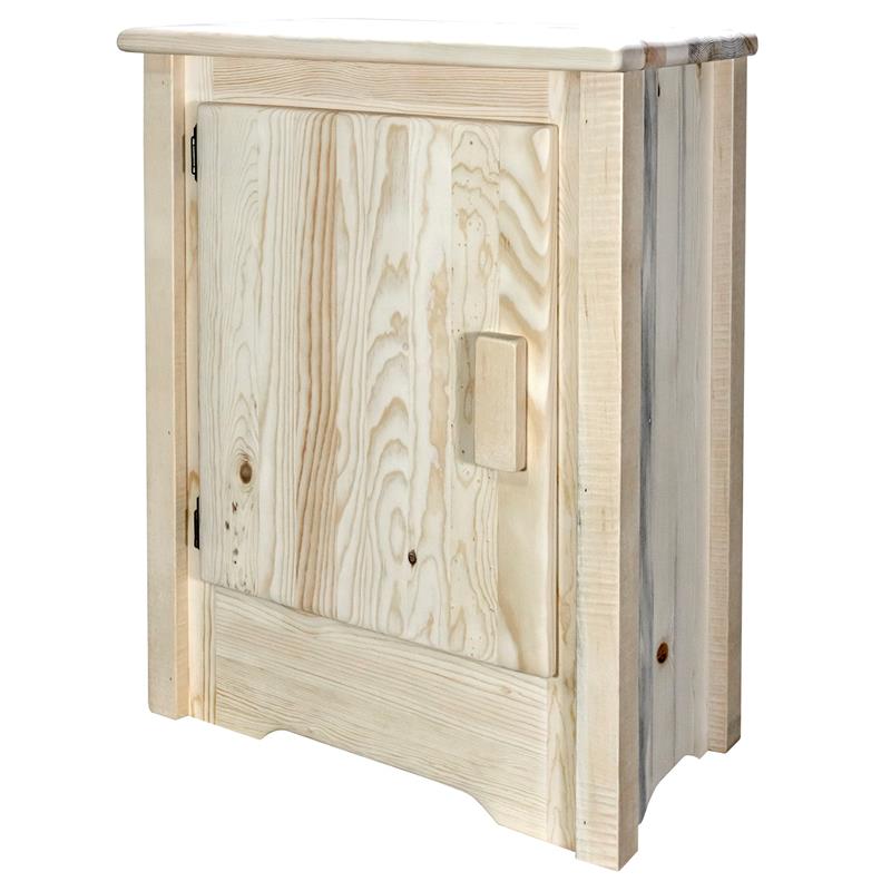 Pemberly Row Modern Transitional Wood Accent Cabinet in Natural