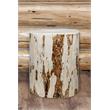 Pemberly Row Handcrafted Transitional Wood Cowboy Stump in Natural