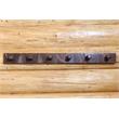 Pemberly Row 4ft Modern Transitional Wood Coat Rack in Brown